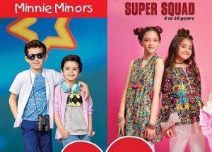 Minnie Minors Super Squad, kids clothing brand in Pakistan