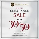 Brumano Luxury Men's Wear Brand Winter Clearance Sale