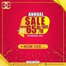 CLOTH CENTRE Annual Winter Sale 2023 Upto 65% off