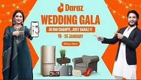 Daraz online store Wedding Gala sale Starts