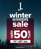 J.Junaid Jamshed Winter Clearance SALE Upto 50% OFF