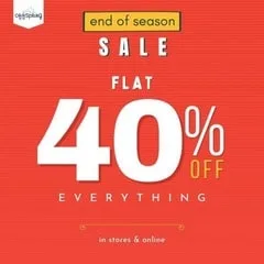 Offspring kids clothing store Season End Sale Flat 40% Off