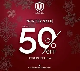 Uniworth men clothing brand WINTER MEGA SALE 2023