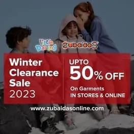 Zubaidas Little Darling kids clothing store Winter Sale 2023