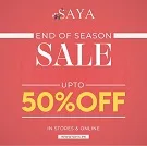 SAYA luxury women’s wear brand biggest sale of the season