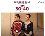 Orient Textiles clothing brand Season End Sale Flat 30% and 40% Off