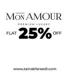 Zainab Fareedi women premium luxury clothing brand offers sale on Mon Amour Collection