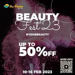 Al-Fatah multi brand store Valentine day sale Beauty Fest 2023