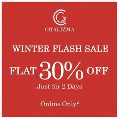 Charizma clothing brand Flash Sale