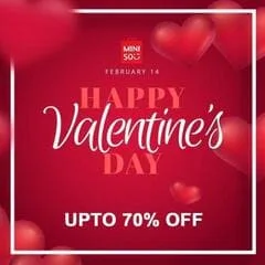 Miniso life style and home products store Pakistan Valentine Day Sale