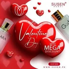 SUSEN DUBAI Pakistan bags and shoes Valentine Day Sale