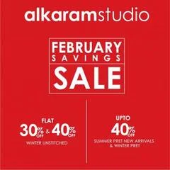 alkaram studio clothing store February Savings Sale