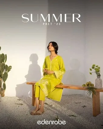 edenrobe summer and lawn collection 2023 in Pakistan