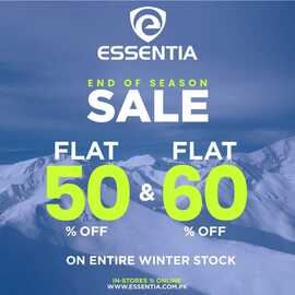 Essentia casual fashion wear brand End of Season Sale