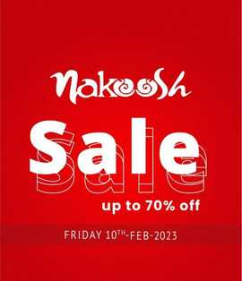 Nakoosh Clothing Brand Big Clearance Sale Feb-2023