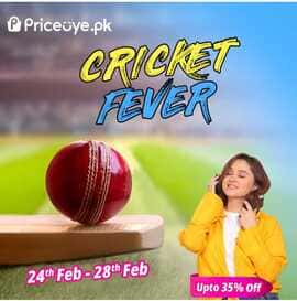 PriceOye mobile and gadgets store Cricket Fever Sale