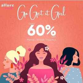 Allure Beauty multi brand store offers Women Day Sale