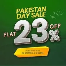 Borjan shoes and handbag brand offers Pakistan Day Sale