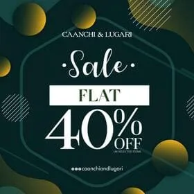 Caanchi & Lugari House of Exquisite Brands offers Pakistan Day Sale