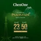 ChenOne apparel store offer Pakistan Day Sale