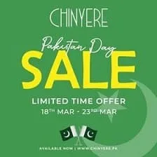 Chinyere clothing brand offers Pakistan Day Sale