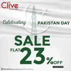 Clive Shoes Pakistan Day sale is here