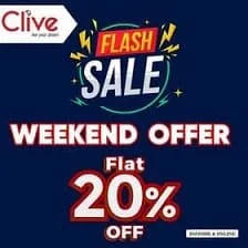 Clive Shoes bags and footwear store offers Flash Weekend Sale