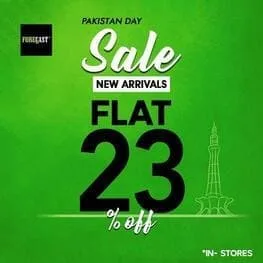 Forecast causal Clothing brand offers Pakistan Day Sale