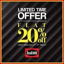 Habitt One stop shop for all your home needs Limited Time Offer