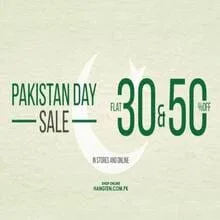 Hang Ten clothing offers Pakistan Day Sale