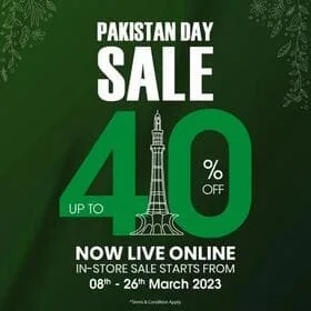 J. Fragrances & Cosmetics offers Pakistan Day Sale