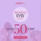 Makeupcity skin care and makeup store offers Women Day Sale