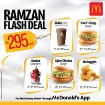 McDonald's ramadan Iftaar and Sehri Treats