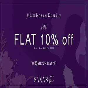 Sanas clothing store Women Day Sale