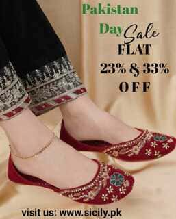 Sicily Handcrafted Luxury Shoe Store Offers Pakistan Day Sale