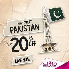 Stylo Shoes brand offers Pakistan Day Sale