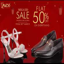 Unze London footwear and fashion brand offers Eid Sale