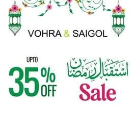 Vohra & Saigol clothing and accessorizes store Istaqbal e Ramzaan Sale