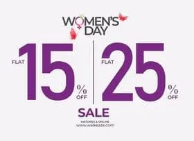 WalkEaze footwear store offers Women Day Sale