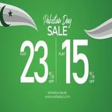 WalkEaze Ladies footwear and handbag store offers Pakistan Day Sale