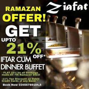 Ziafat Desi Cuisine Buffet Restauran Ramadan Offer