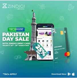 Zindigi App Pakistan Day Sale