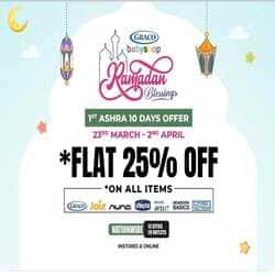 Zubaidas Graco Babyshop Ramadan Offer