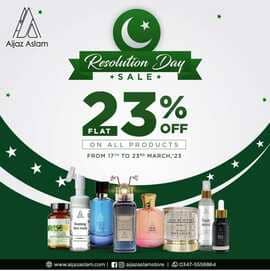 Aijaz Aslam Official natural care products store Pakistan Day Sale