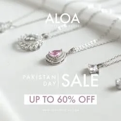 ALOA Fashion accessories store offers PAKISTAN DAY SALE