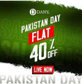 Dany gadgets and accessories store offers Pakistan Day Sale