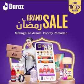 Daraz multi brand store, hyper market offers Grand Ramadan Sale