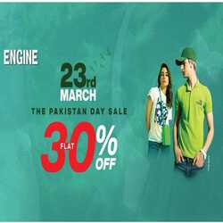 Engine Clothing offers Pakistan Day Sale