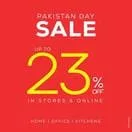 Interwood furniture and house hold items offers Pakistan Day Sale