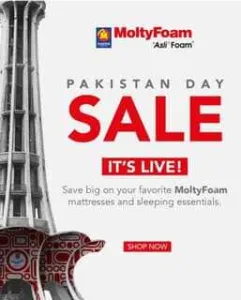 Master Molty Foam Pakistan Day Sale